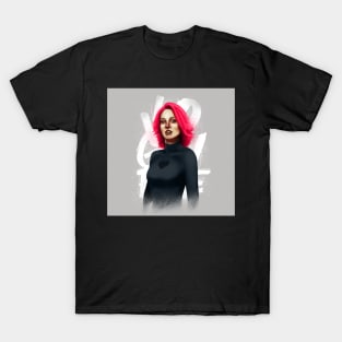 Woman with pink hair T-Shirt